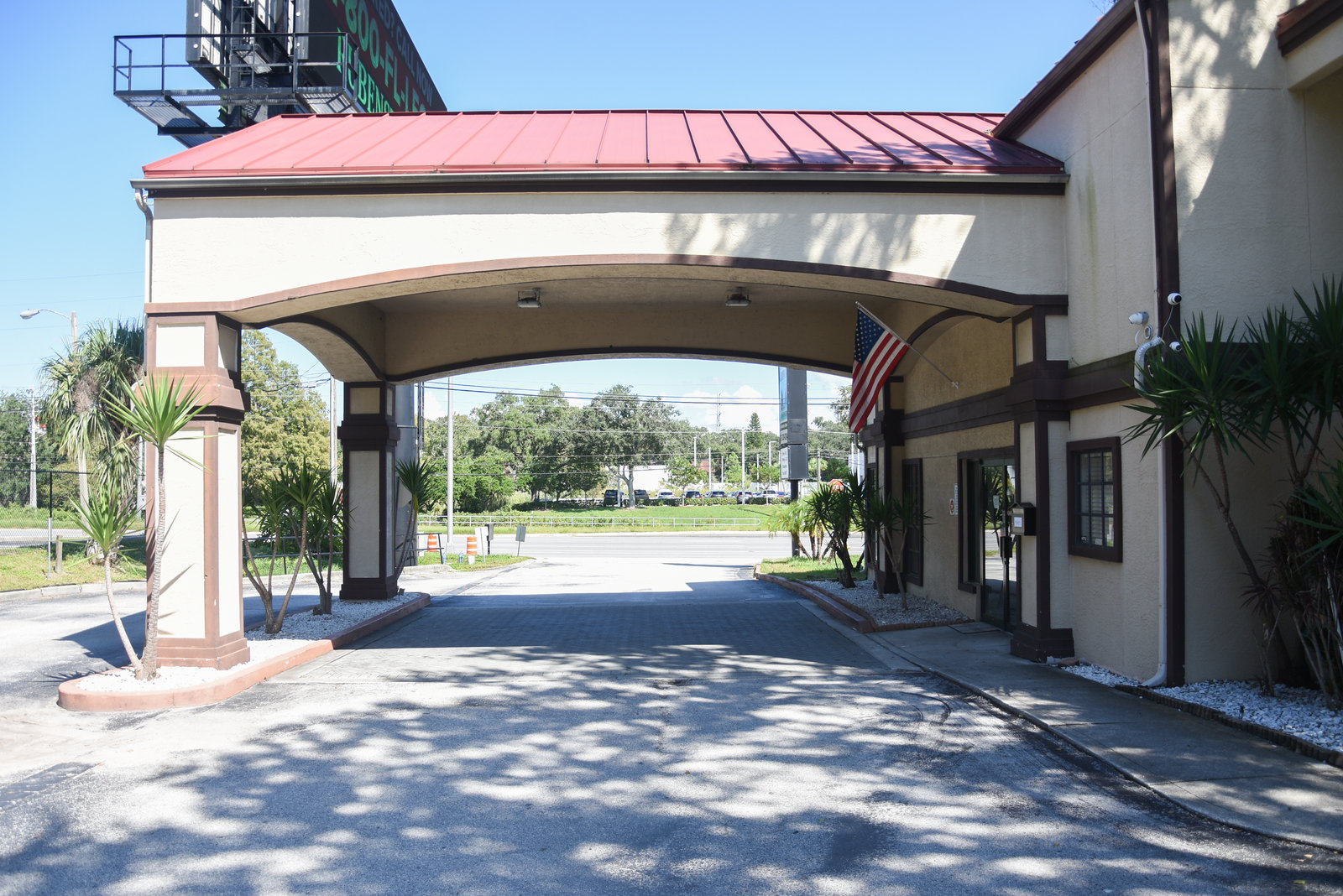 Covered entrance